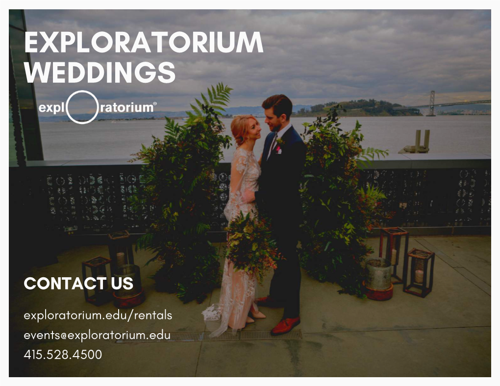 Exploratorium Weddings