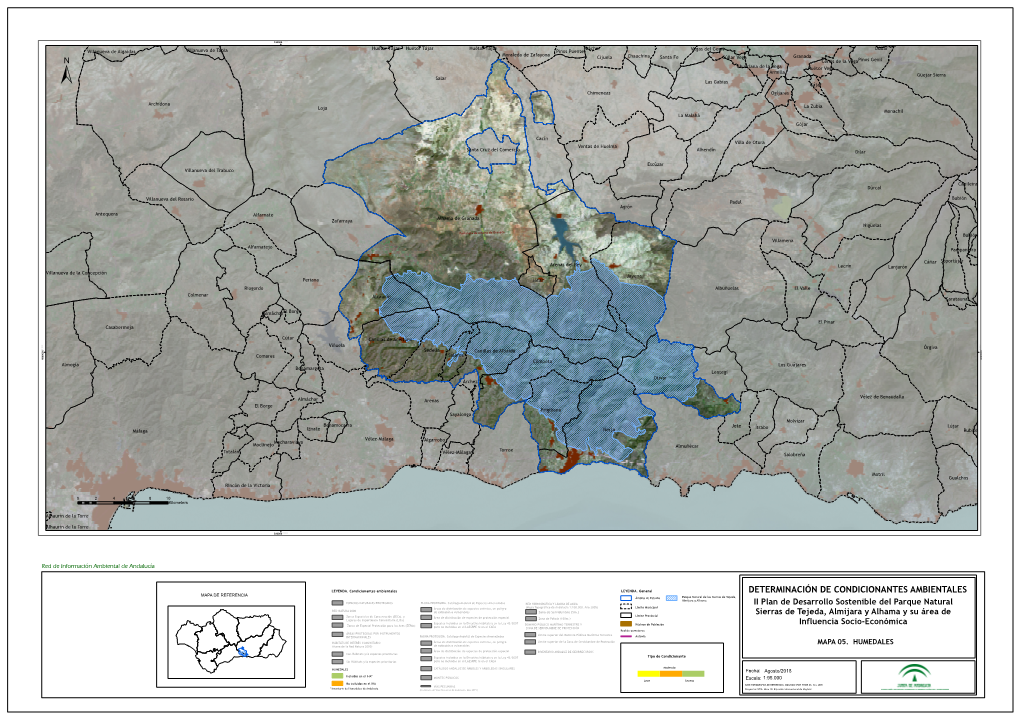 DETERMINACIÓN DE CONDICIONANTES AMBIENTALES Ámbito De Estudio Parque Natural De Las Sierras De Tejeda, Almijara Y Alhama ESPACIOS NATURALES PROTEGIDOS FLORA PROTEGIDA