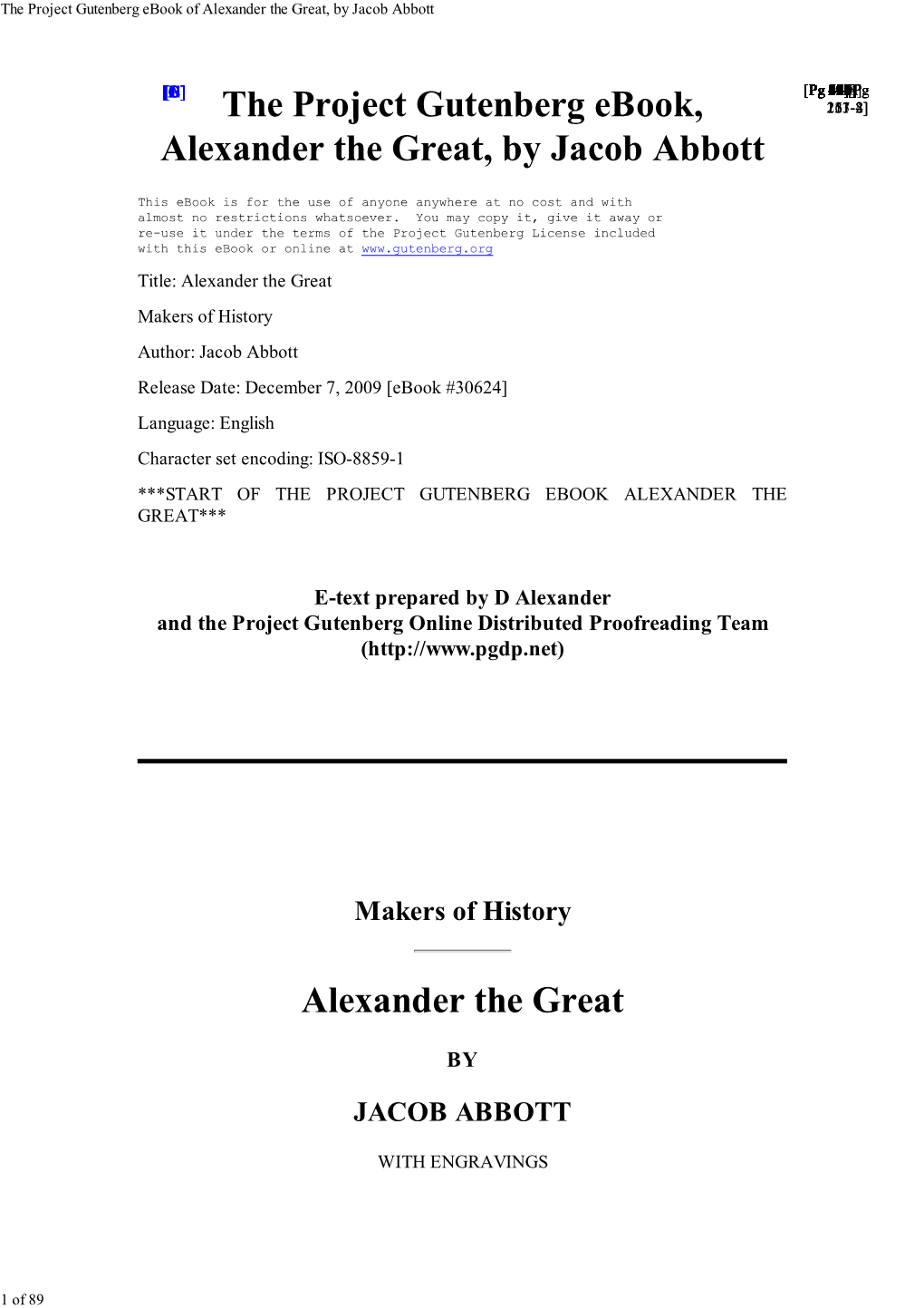 The Project Gutenberg Ebook