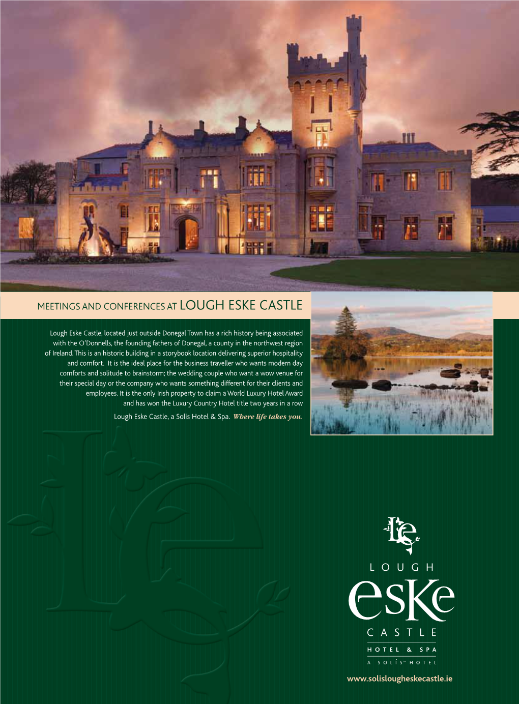 Meetings and Conferences at Lough Eske Castle