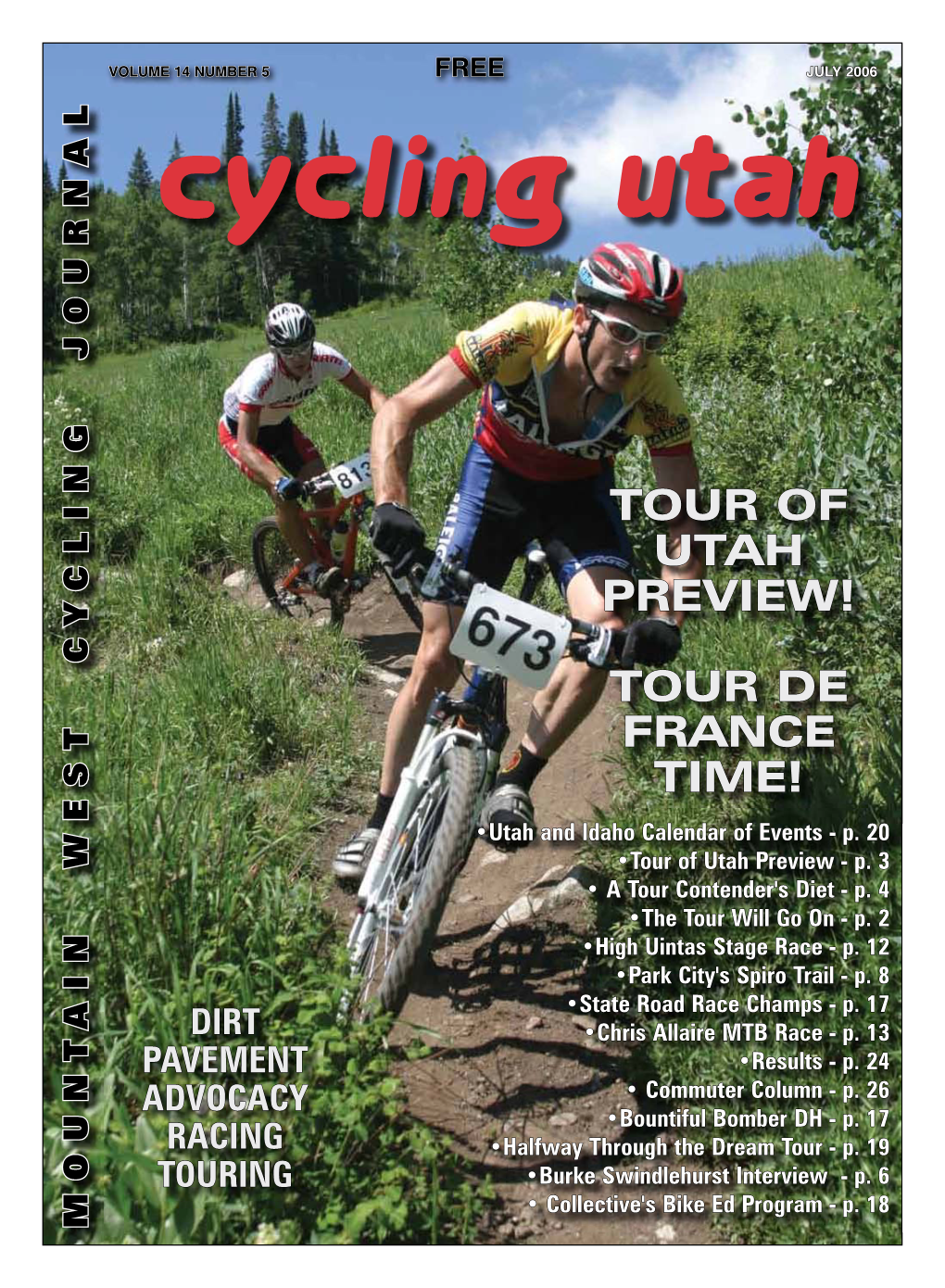 Cycling Utah July 2006 Issue