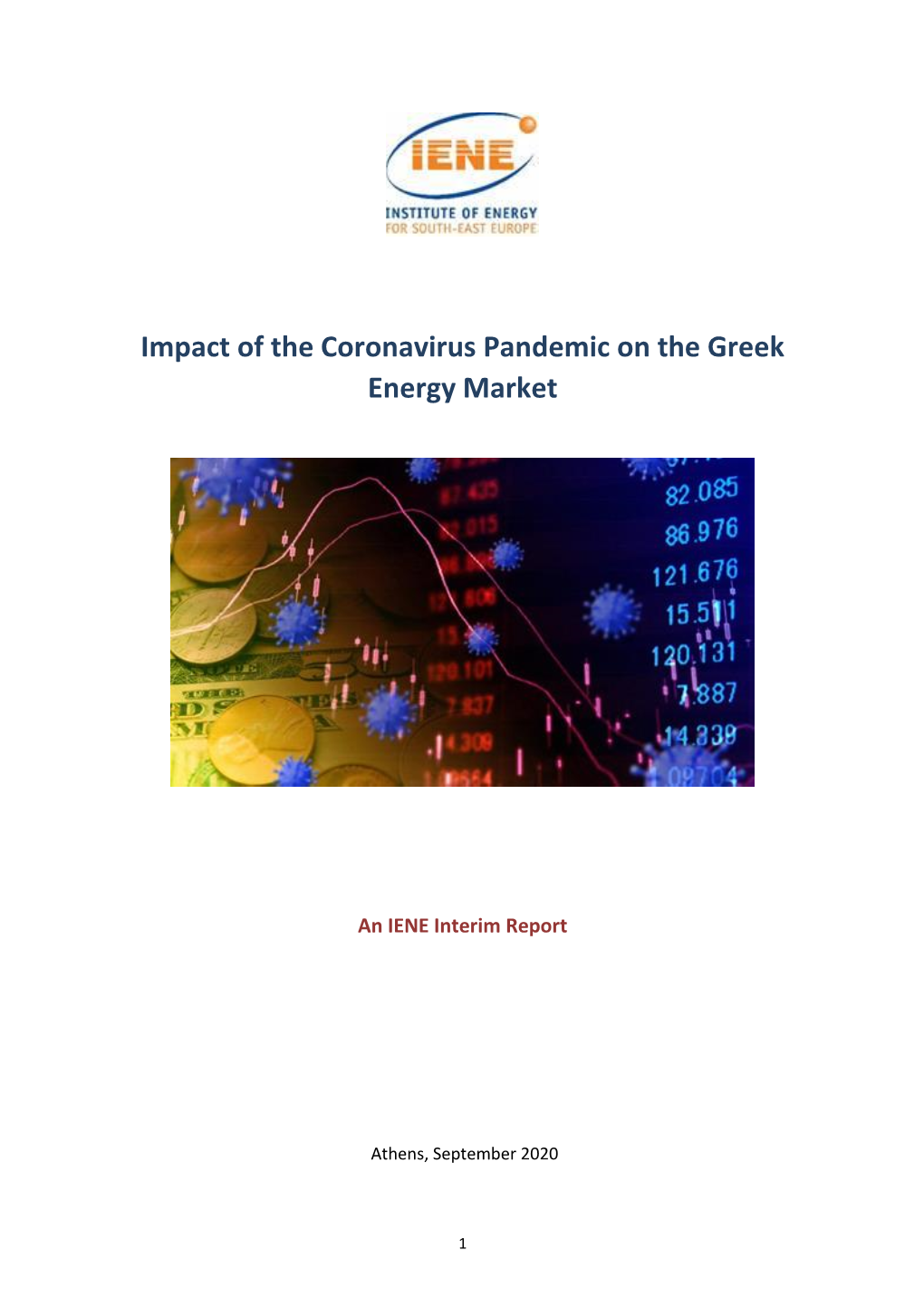 Impact of the Coronavirus Pandemic on the Greek Energy Market