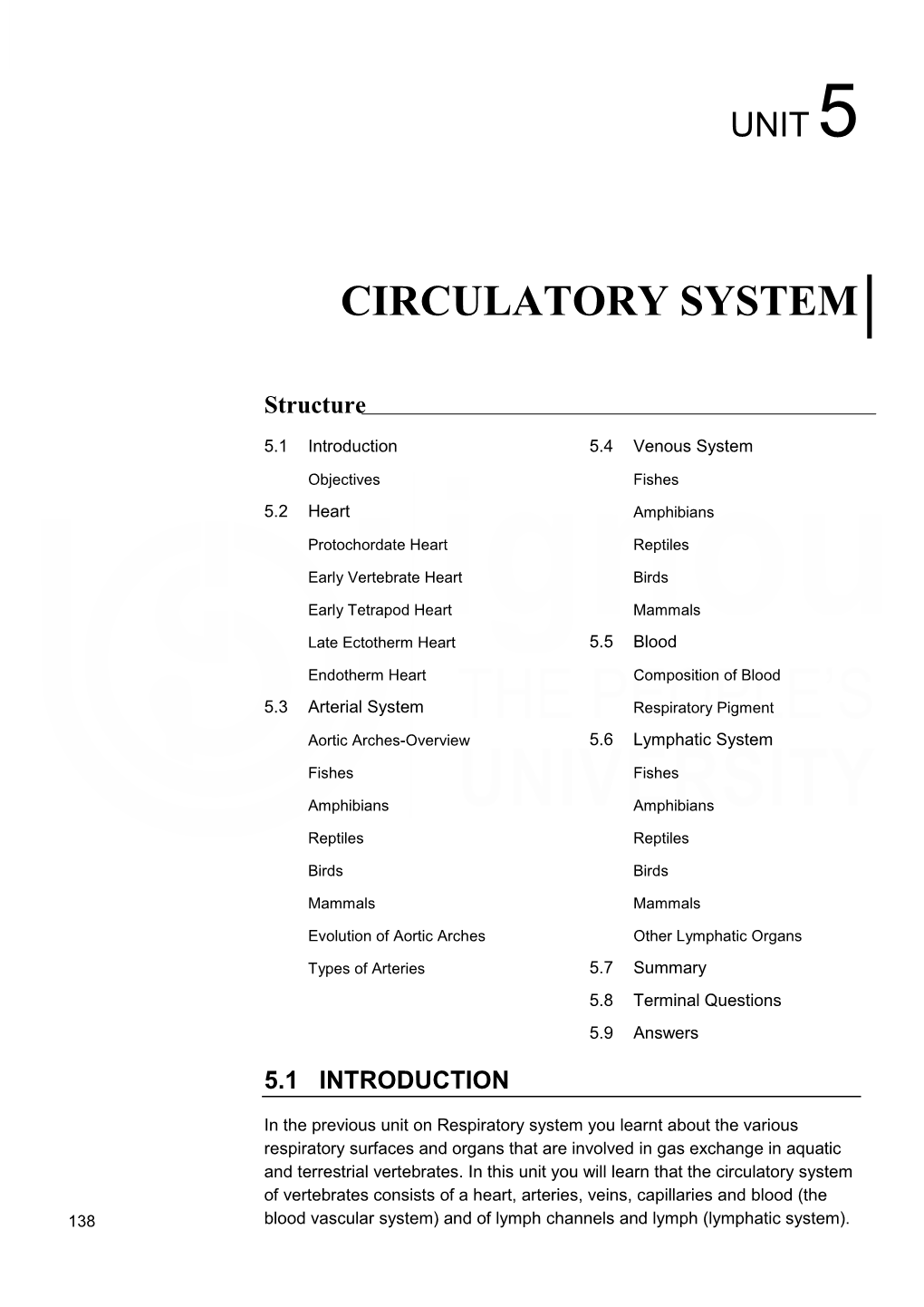 Unit 5 Circulatory System.Pdf