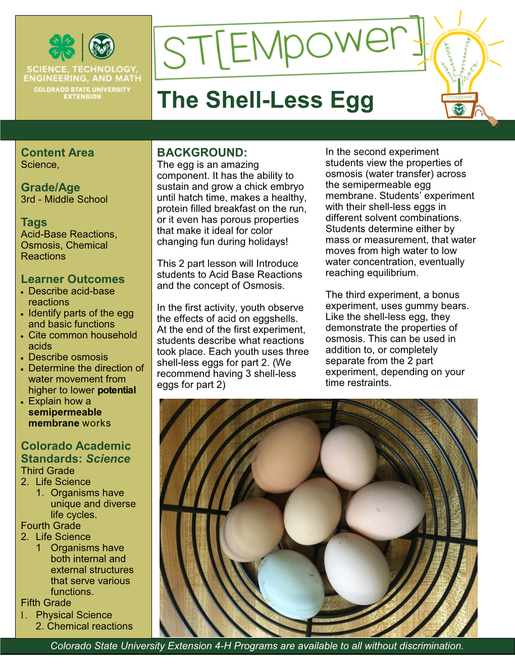 The Shell-Less Egg