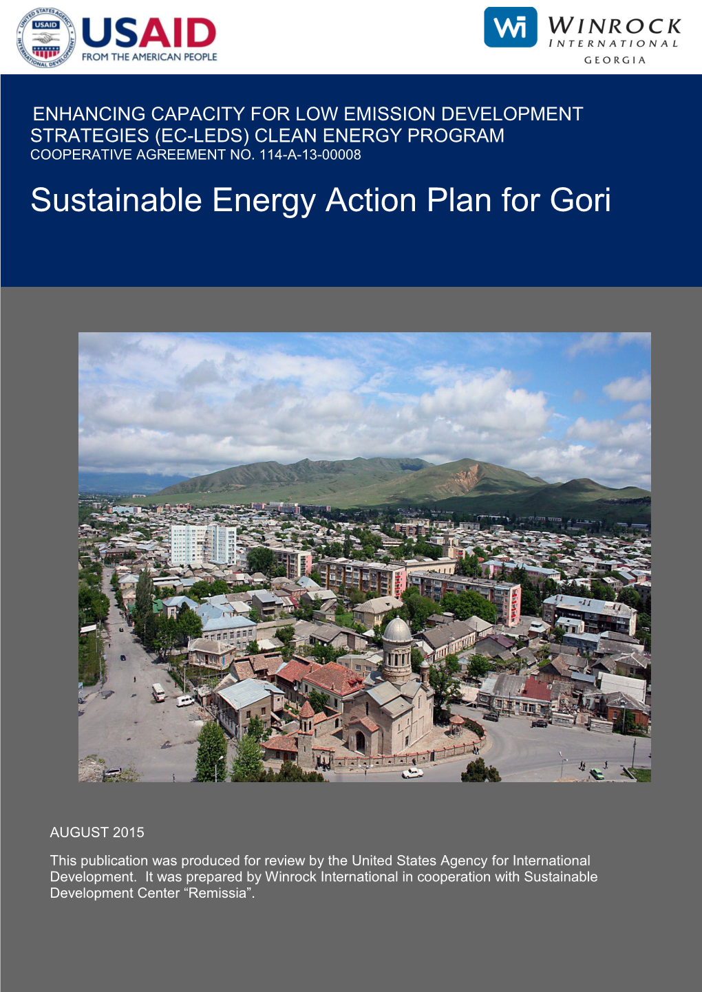 Sustainable Energy Action Plan for Gori