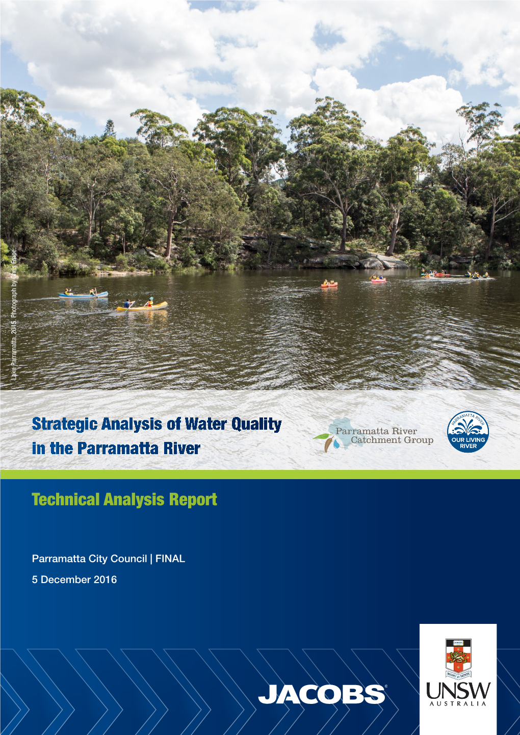 Strategic Analysis of Water Quality Monitoring in the Parramatta River Catchment 1 Technical Analysis