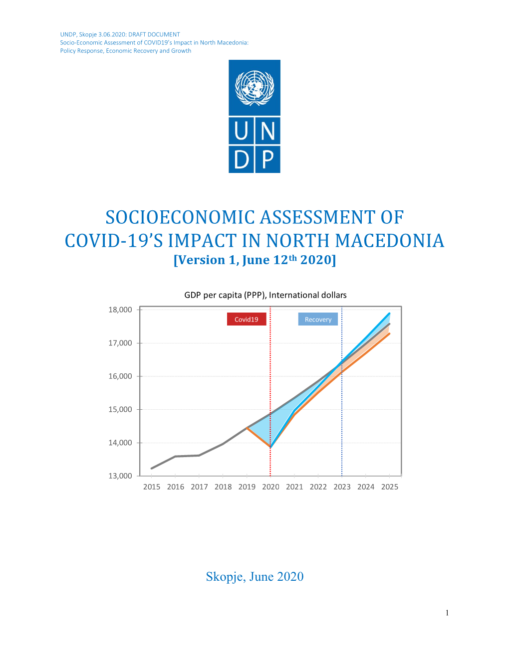 Socio-Economic Assessment of COVID-19 in North Macedonia