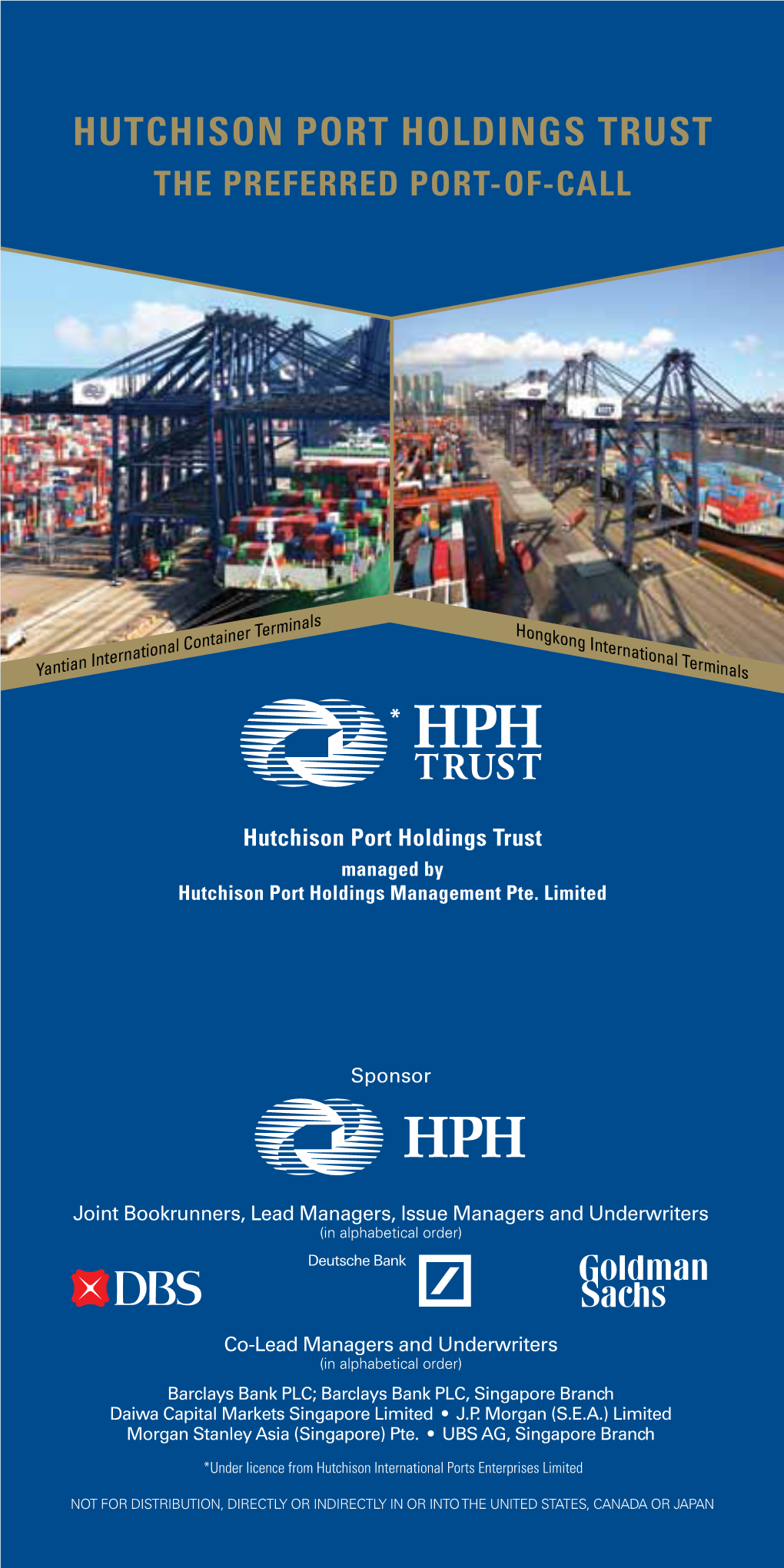 Hutchison Port Holdings Trust the Preferred Port-Of-Call