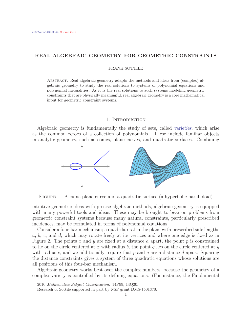 Real Algebraic Geometry for Geometric Constraints 11