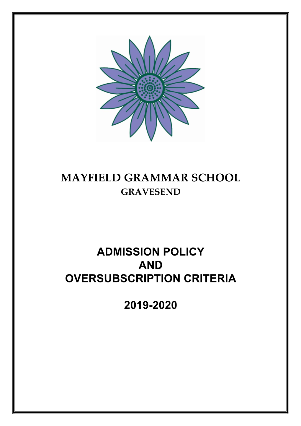 Mayfield Grammar School Gravesend