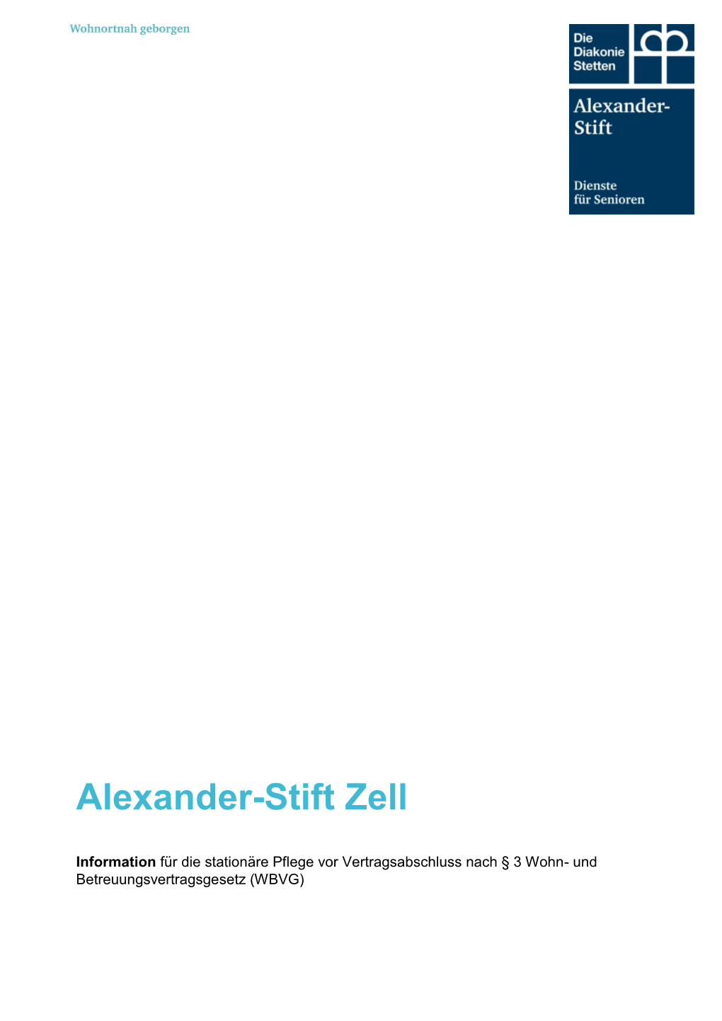 Alexander-Stift Zell