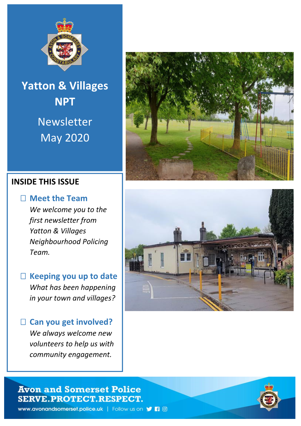 Yatton & Villages NPT Newsletter May 2020