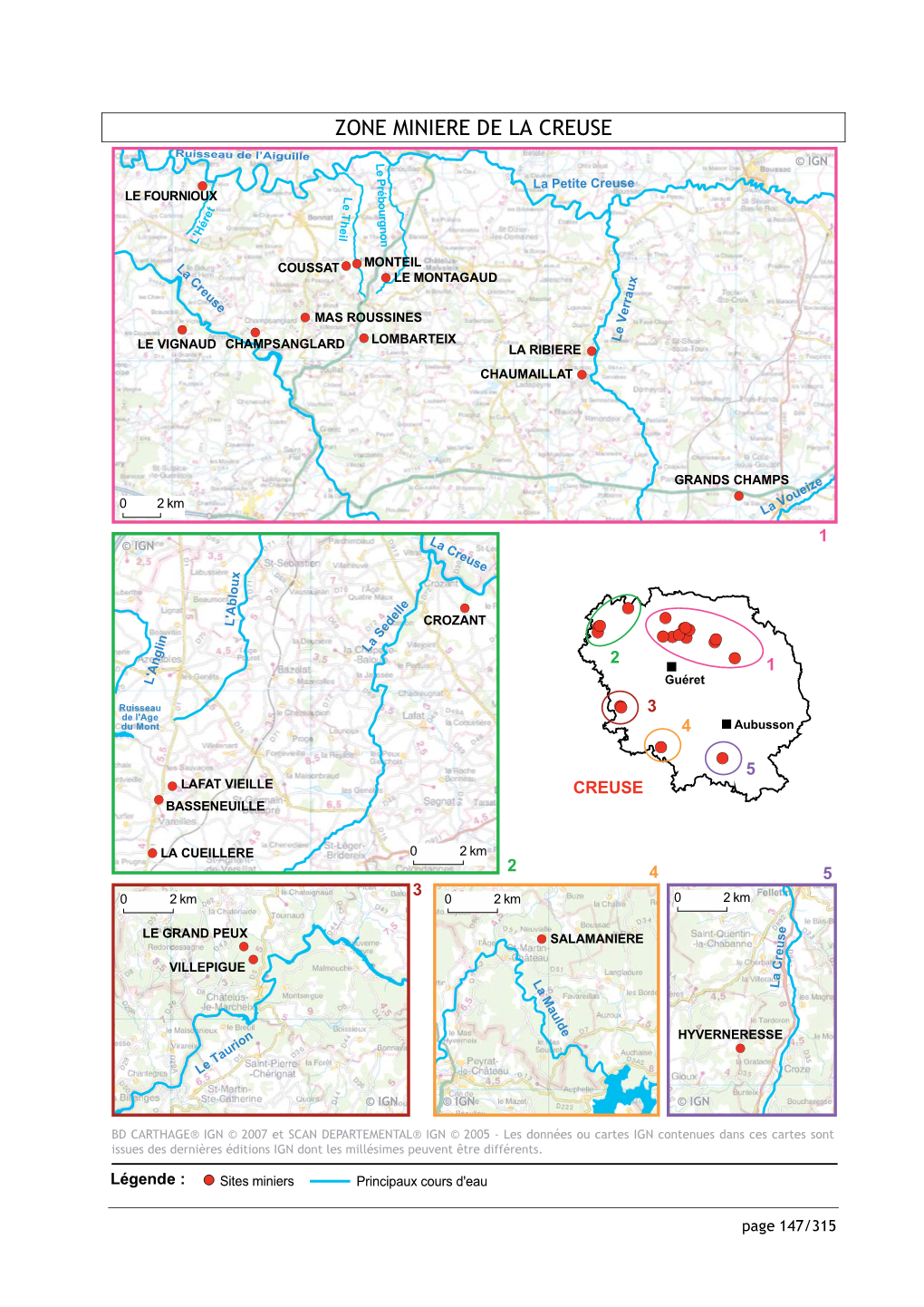 Zone Miniere De La Creuse