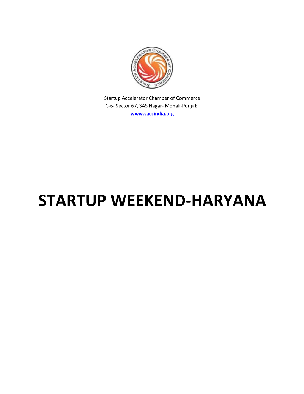 Startup Weekend-Haryana