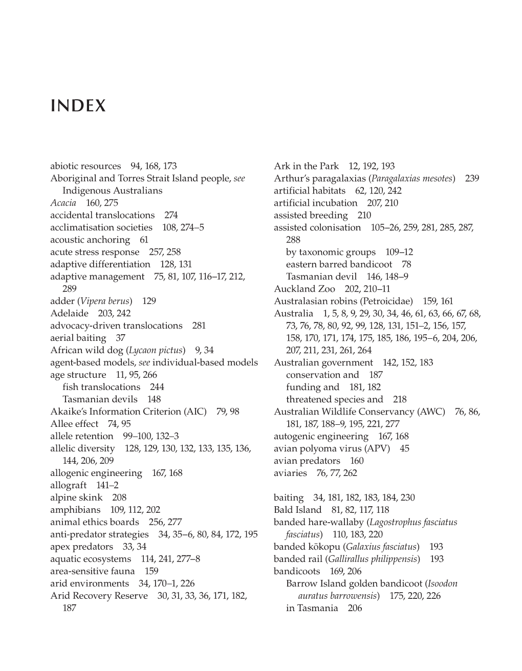 Abiotic Resources 94, 168, 173 Aboriginal and Torres Strait Island