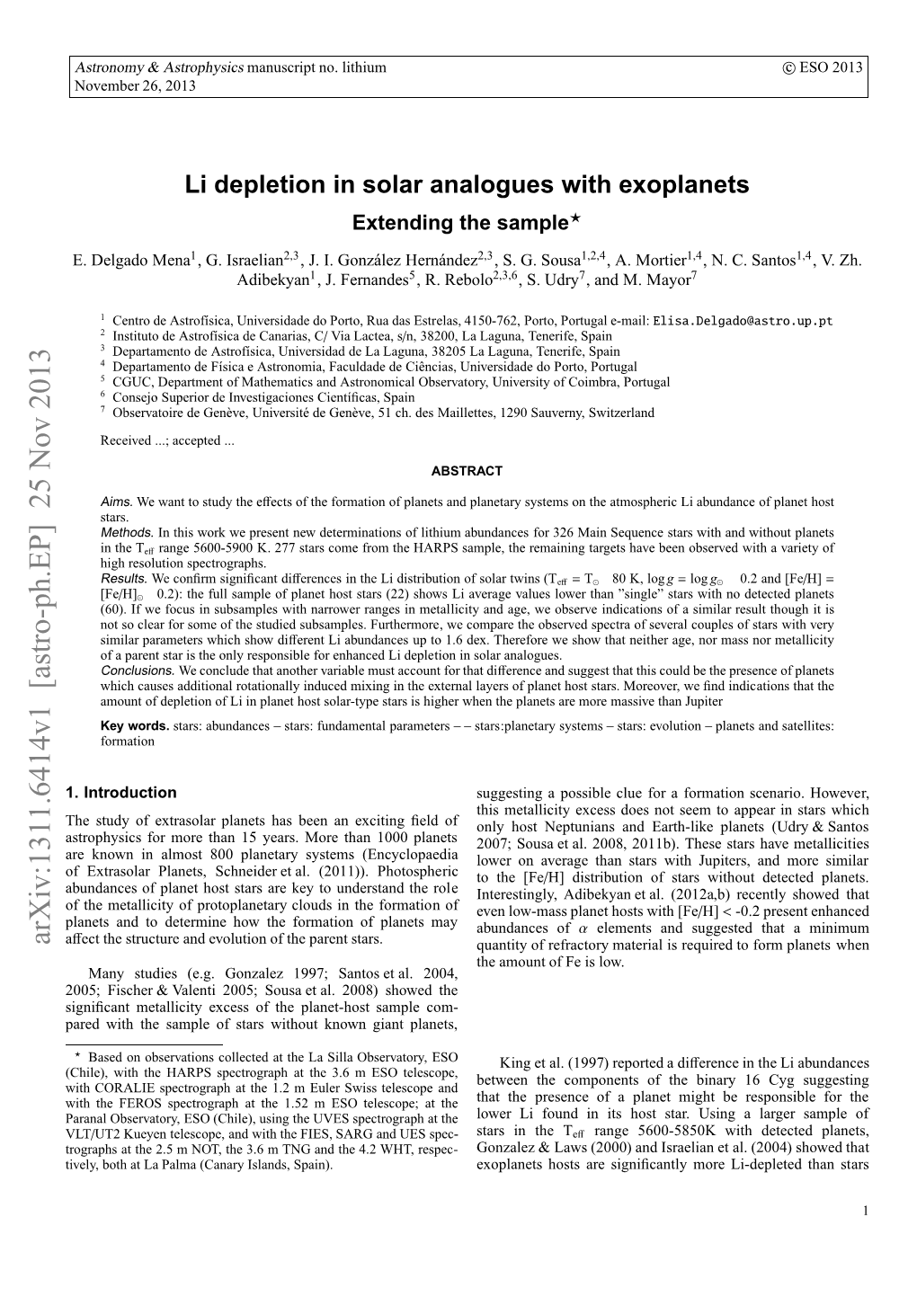 Li Depletion in Solar Analogues with Exoplanets