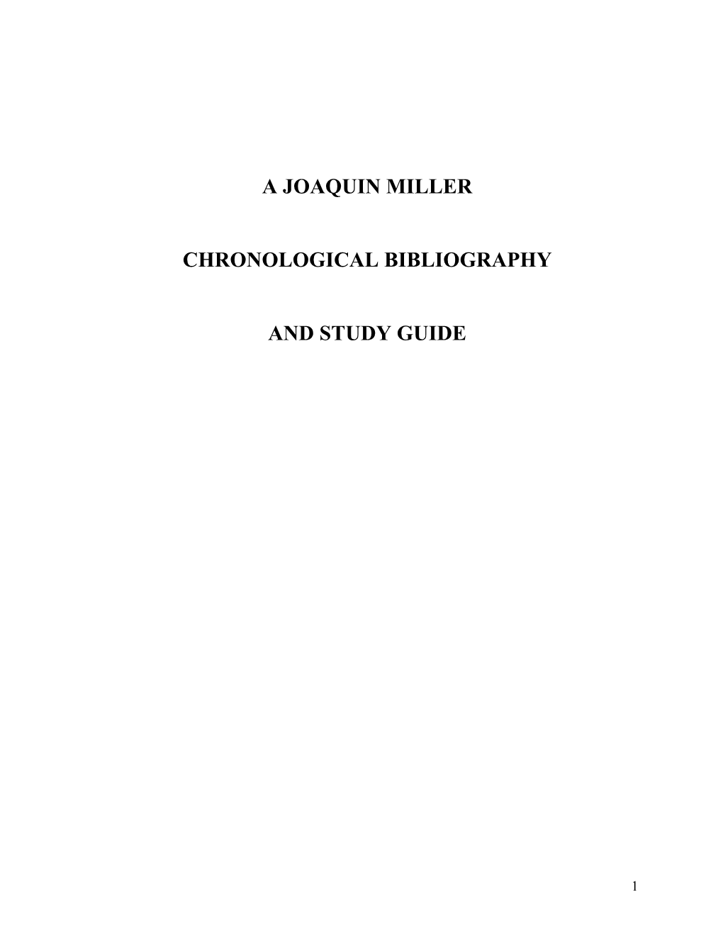 Bibliography