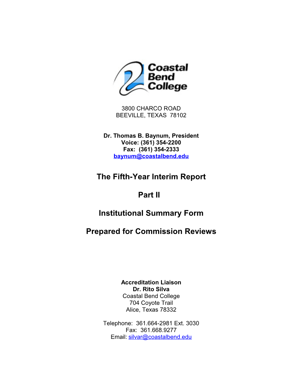 The Fifth-Year Interim Report