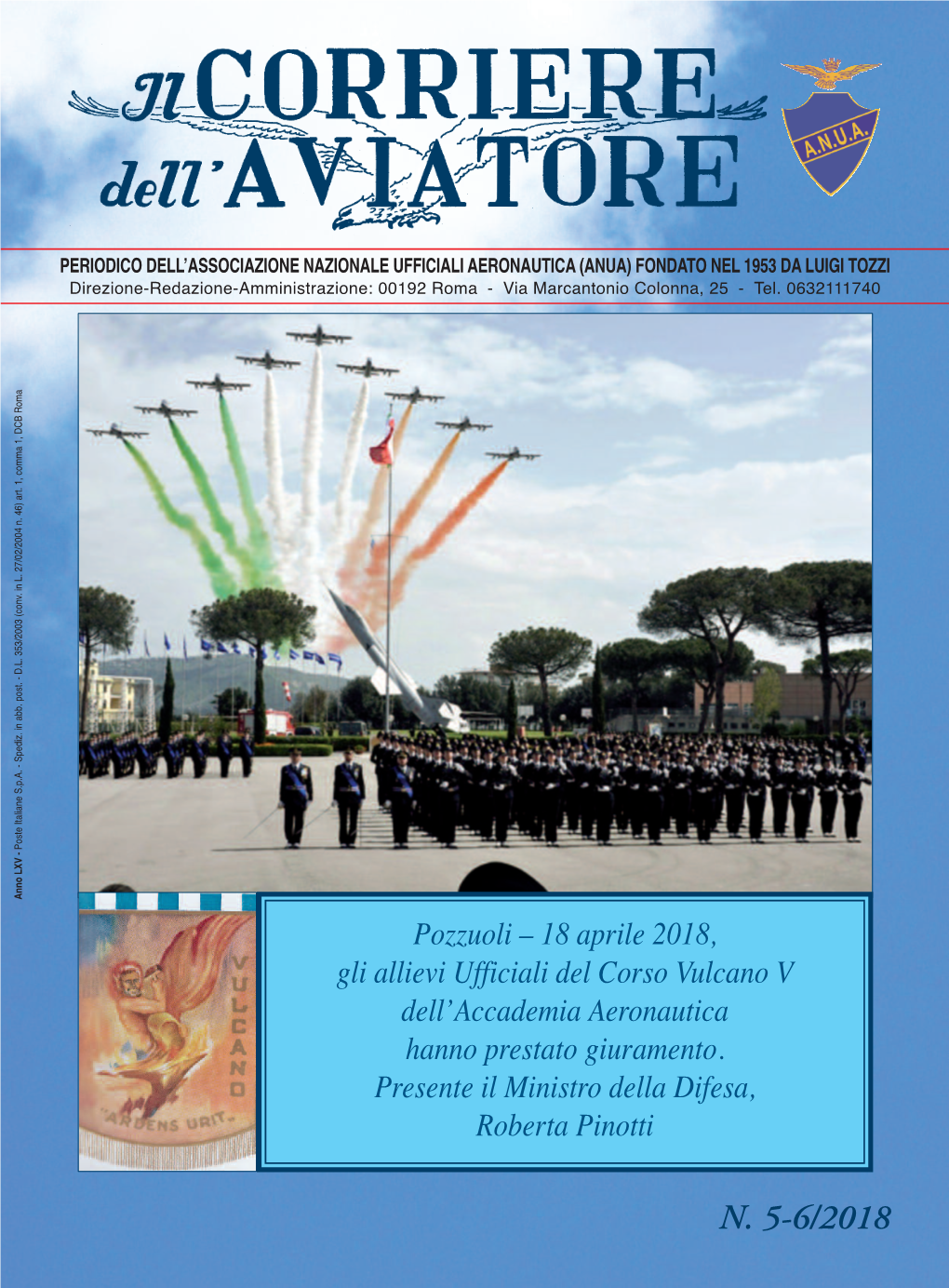 N. 5-6/2018 1 Costituzione Dell’Aeronautica Militare: 95° Anniversario