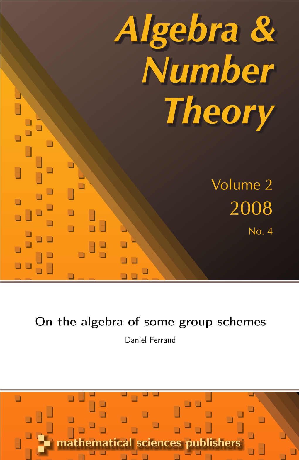 Algebra & Number Theory