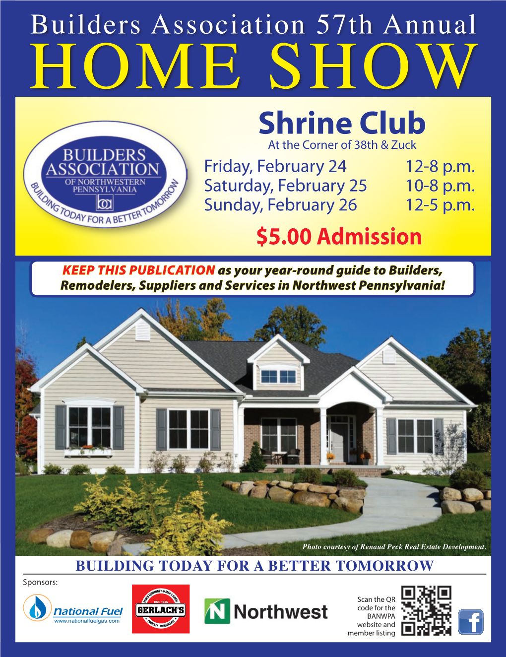 Shrine Club at the Corner of 38Th & Zuck Friday, February 24 12-8 P.M