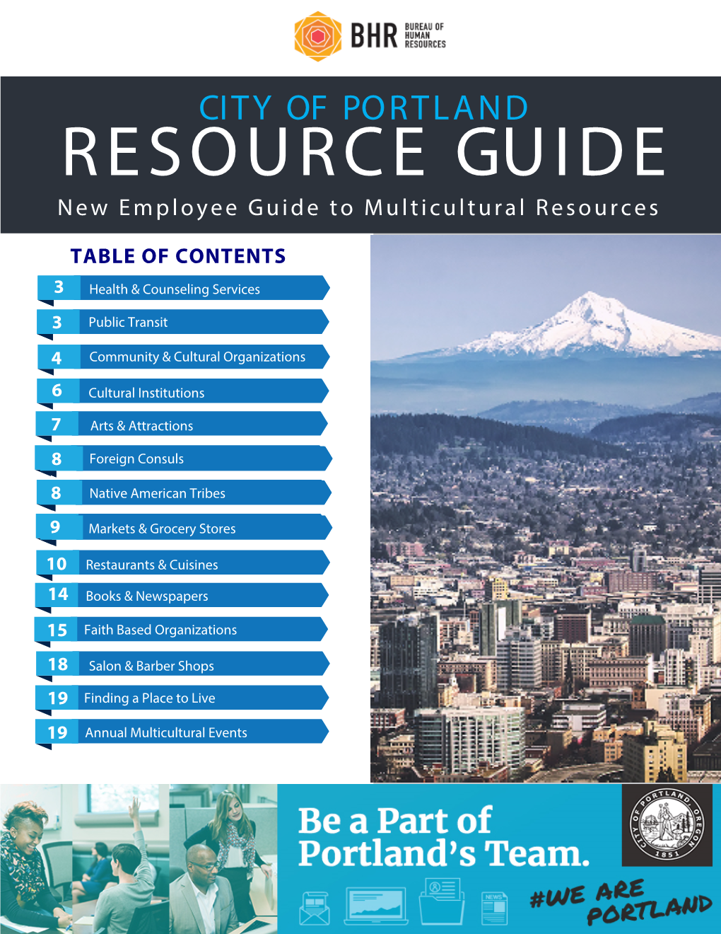 RESOURCE GUIDE New Employee Guide to Multicultural Resources