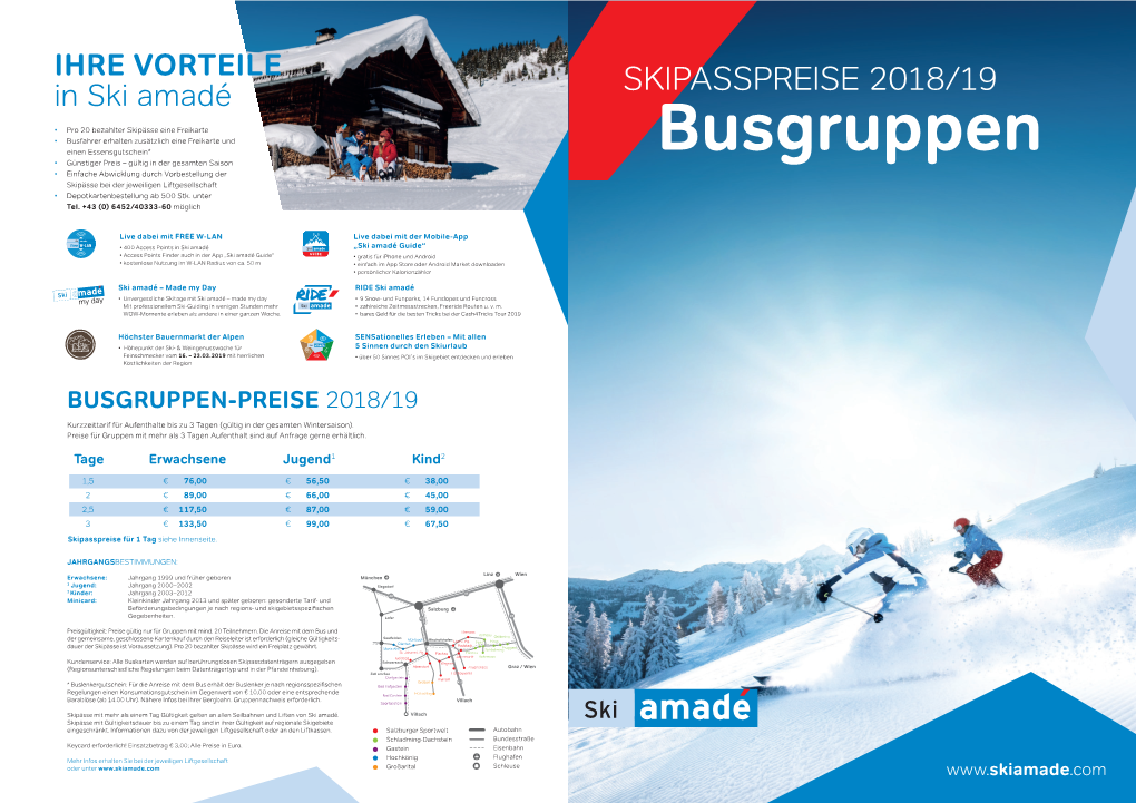 Skipasspreise 2018/19