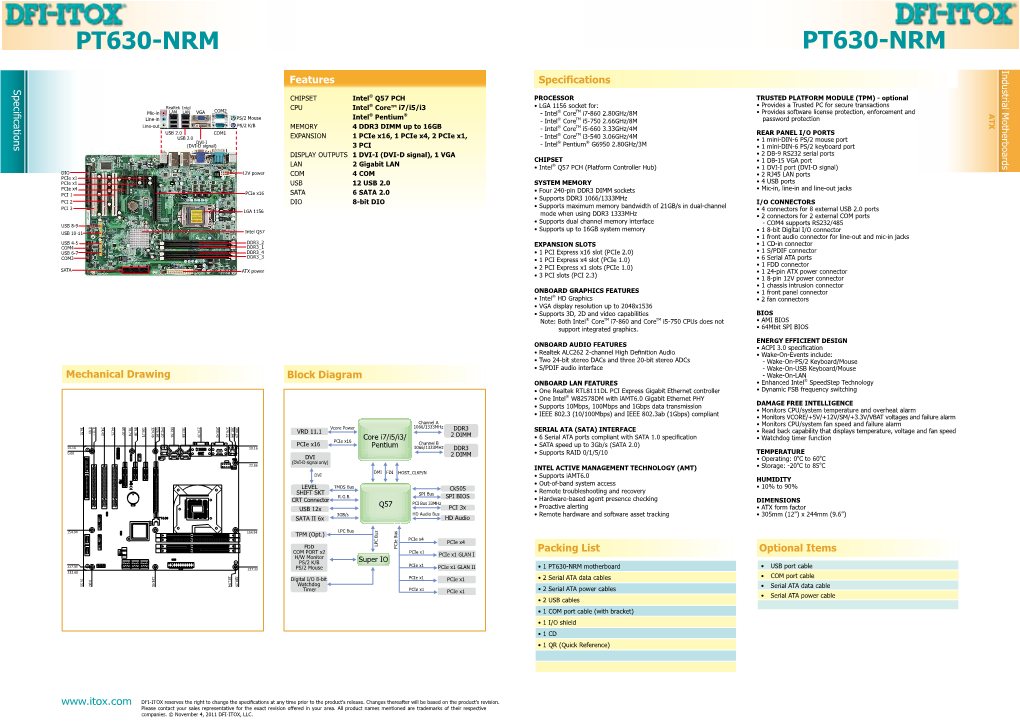 Download "Itox-PT630-NRM-Datasheet.Pdf"