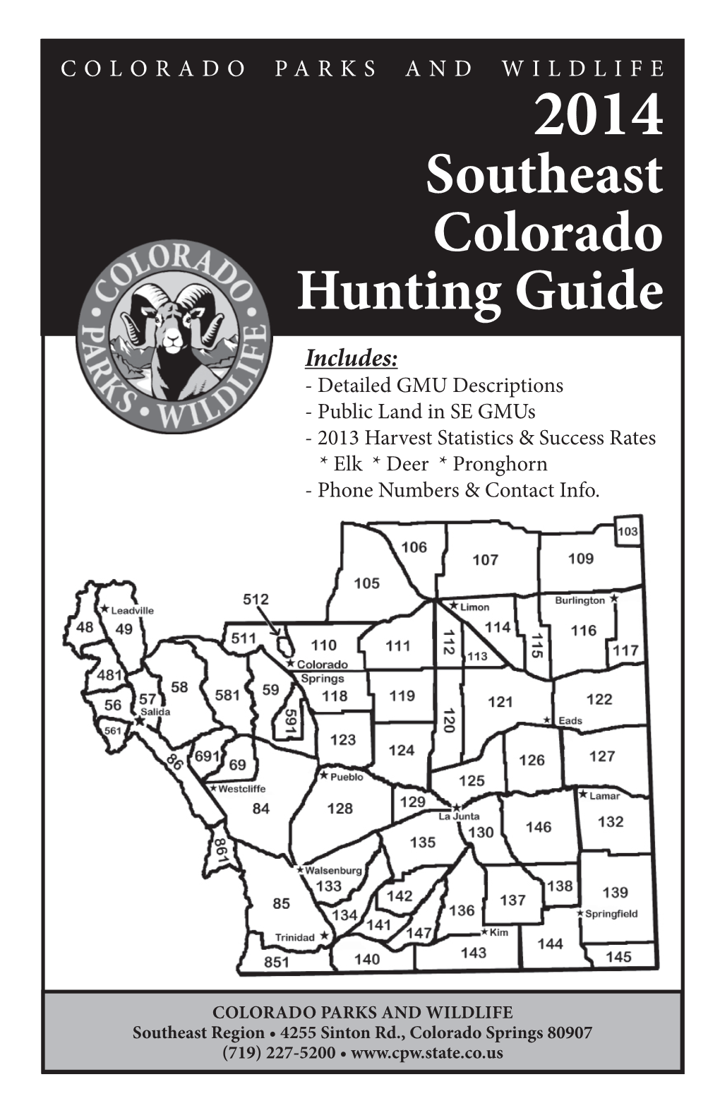 2014 Southeast Regional Big Game Hunting Guide