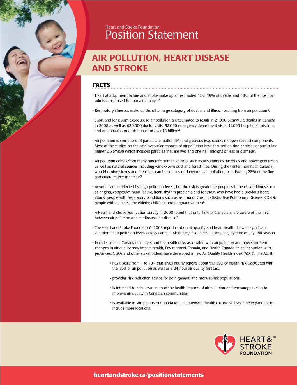 Air Pollution, Heart Disease and Stroke