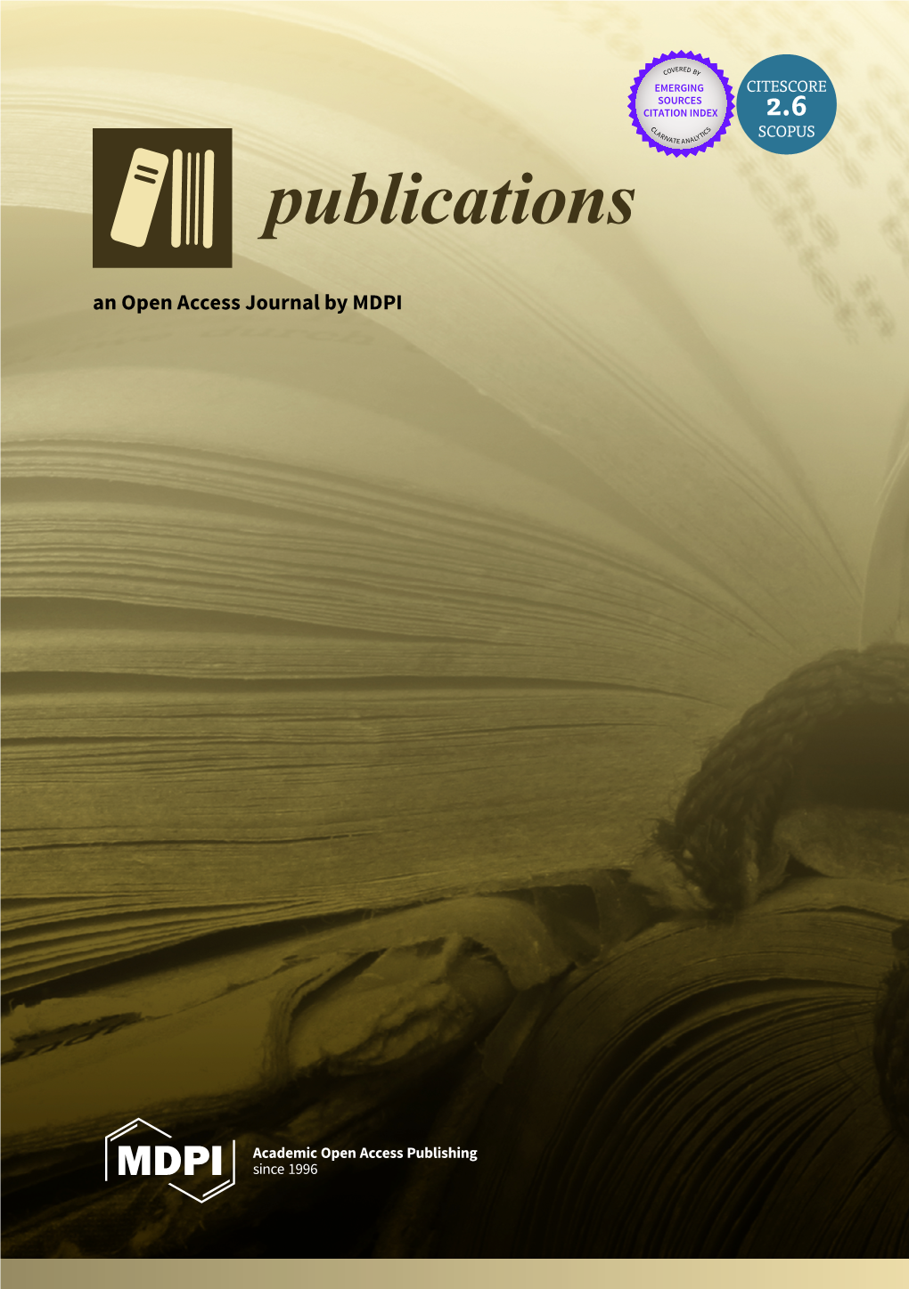 Publications an Open Access Journal by MDPI