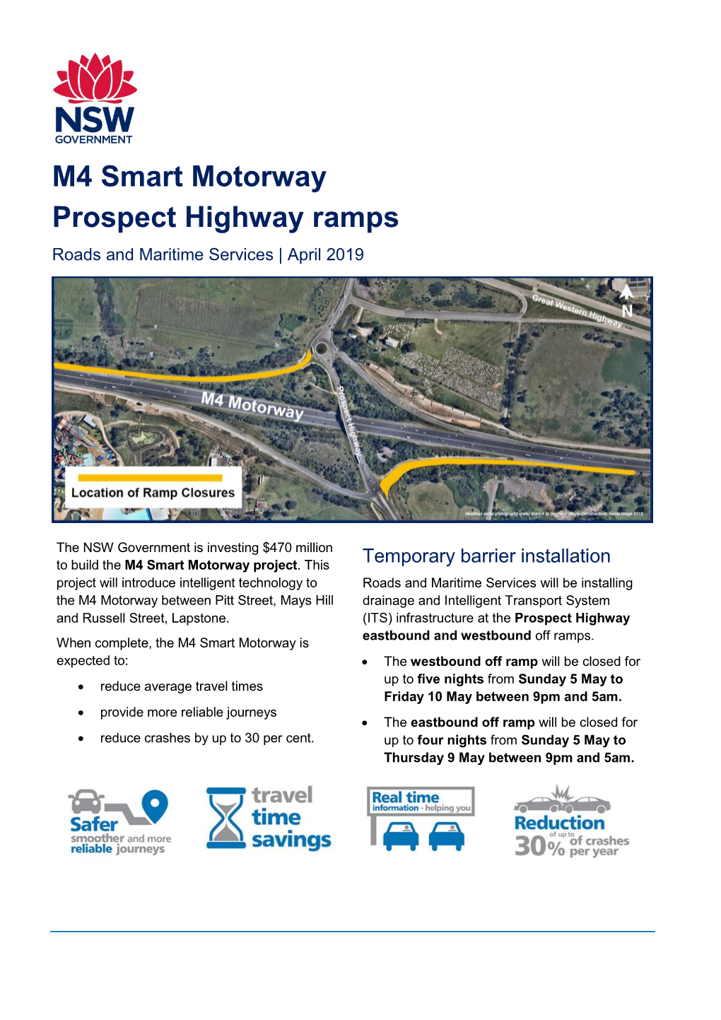 M4 Smart Motorway Prospect Highway Ramps