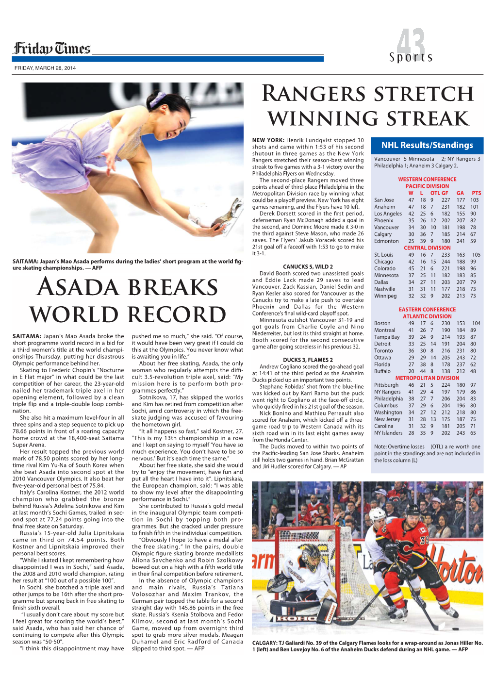 Asada Breaks World Record
