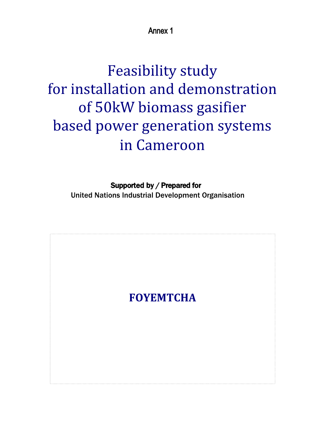 4. Feasibility Study