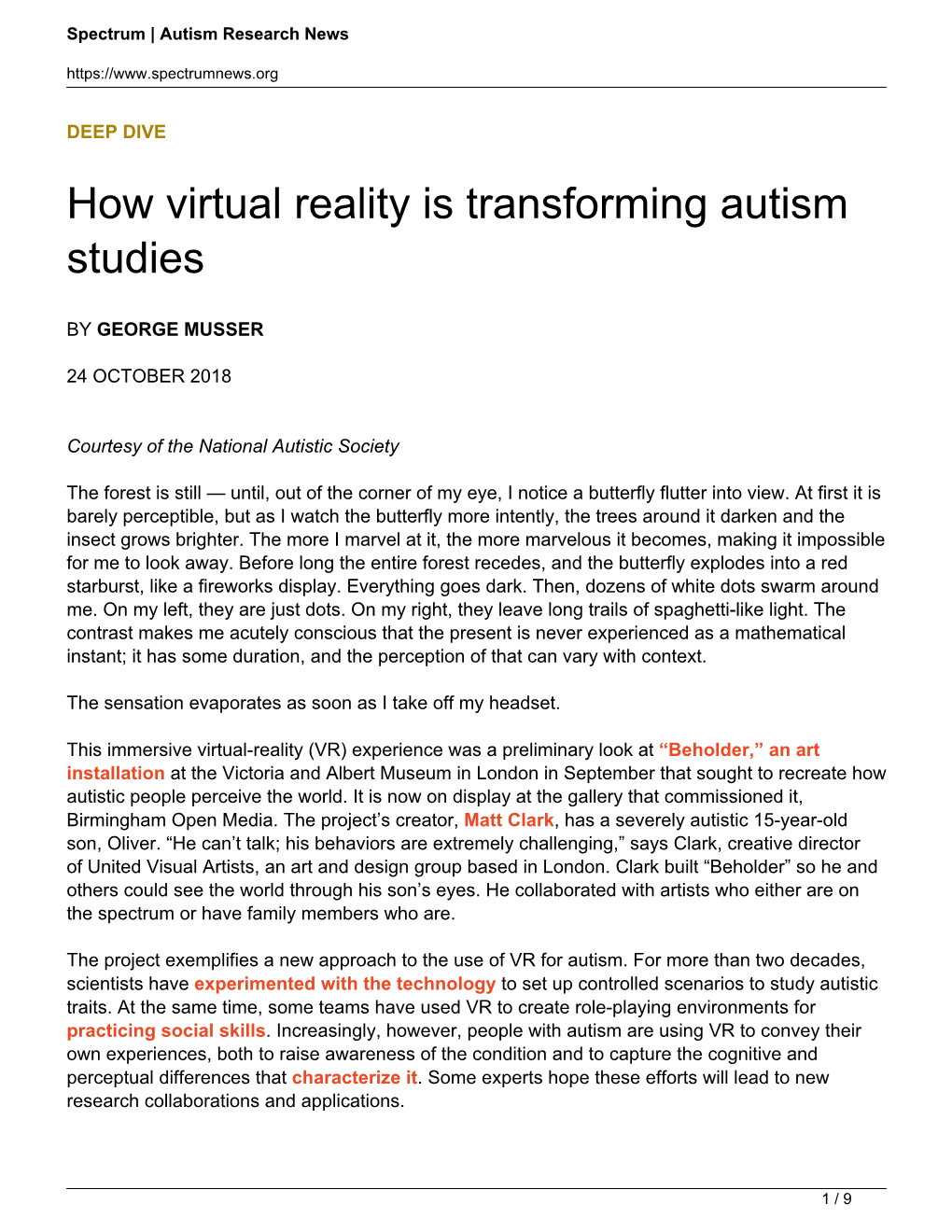 How Virtual Reality Is Transforming Autism Studies