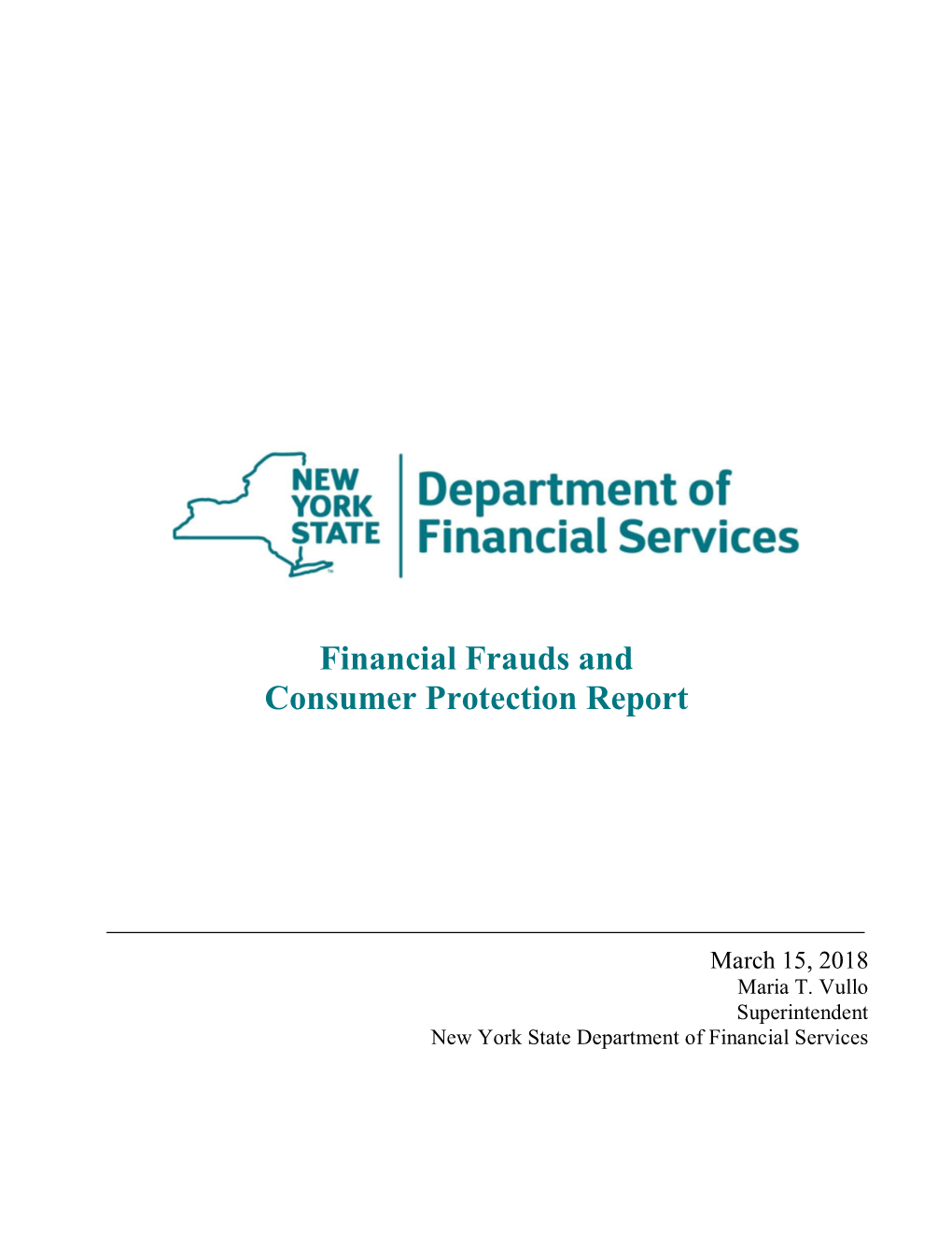 2017 Financial Fraud and Consumer Protection Division Report