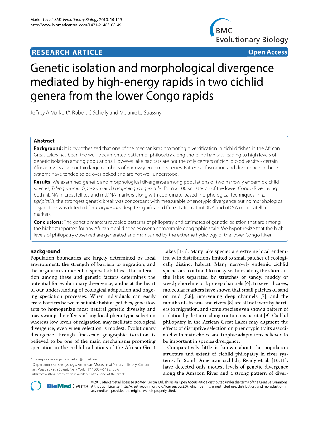 Genetic Isolation and Morphological Divergence Mediated by High
