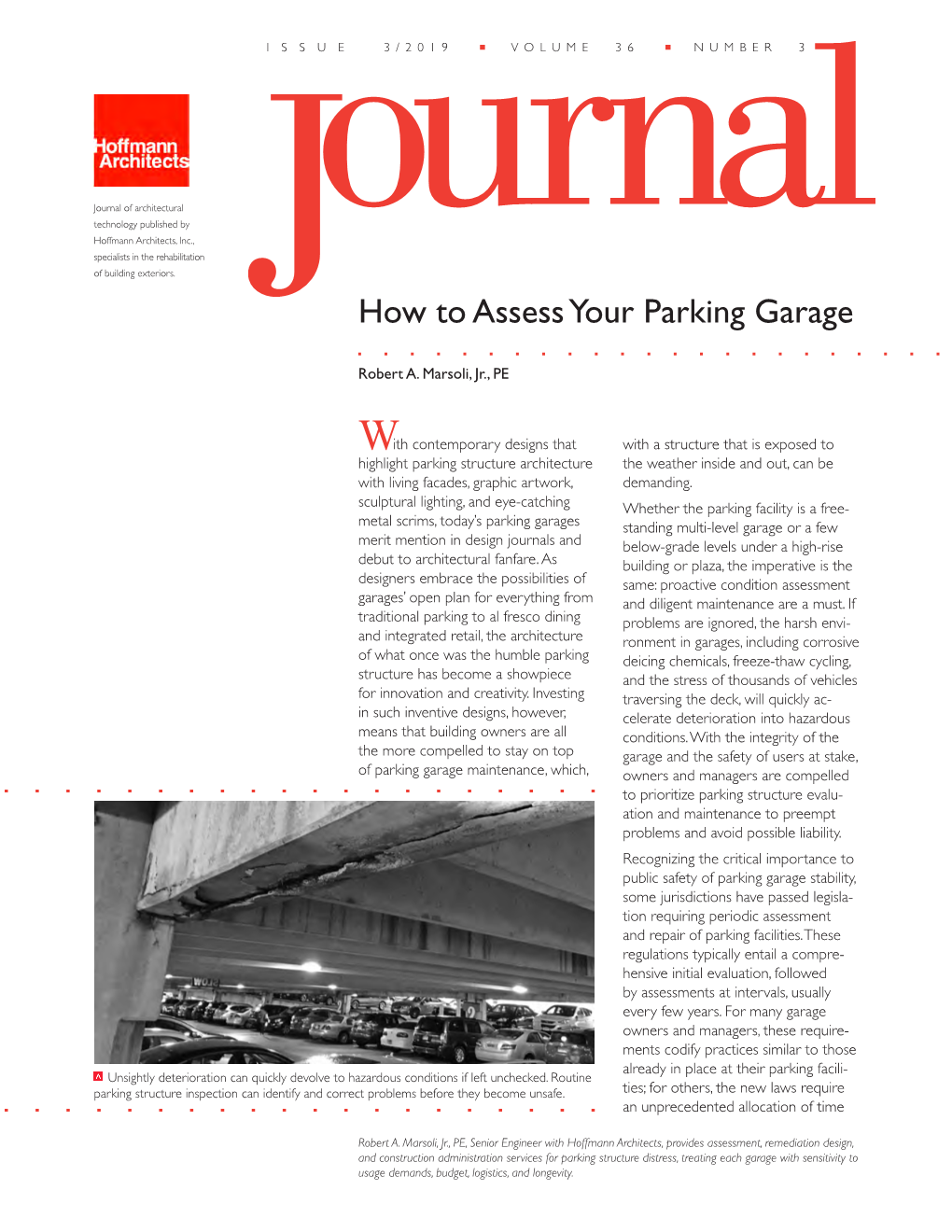 How to Assess Your Parking Garage