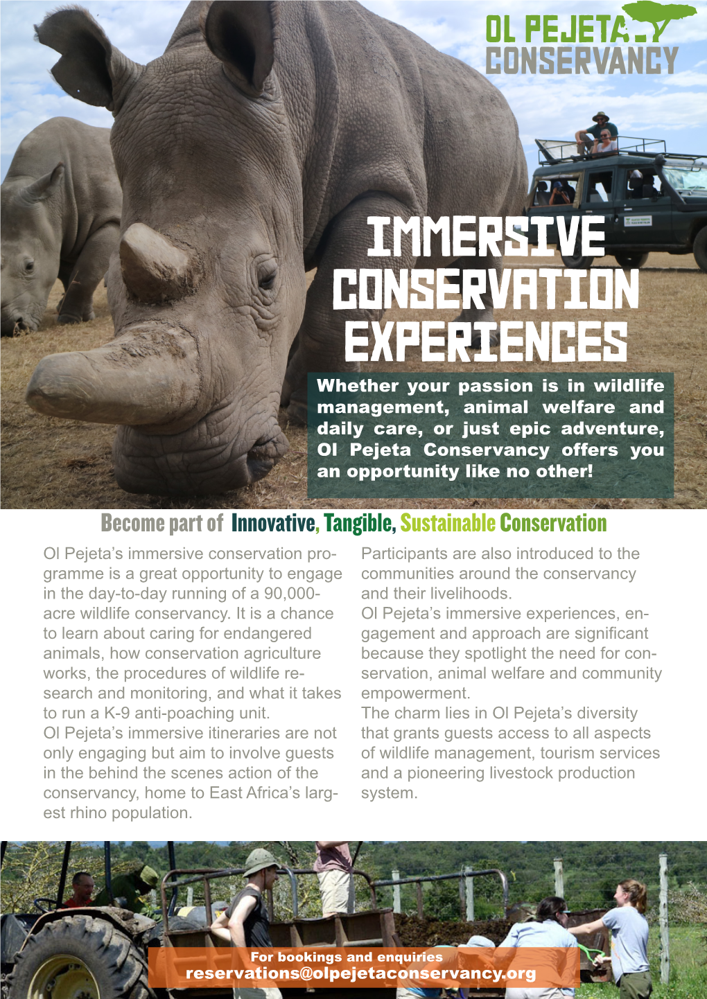 Immersive Conservation Experiences