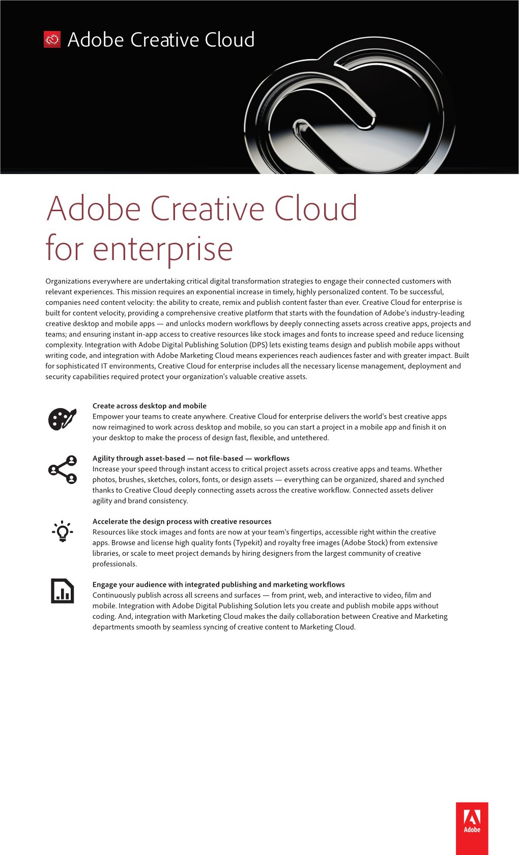 Adobe Creative Cloud for Enterprise Overview