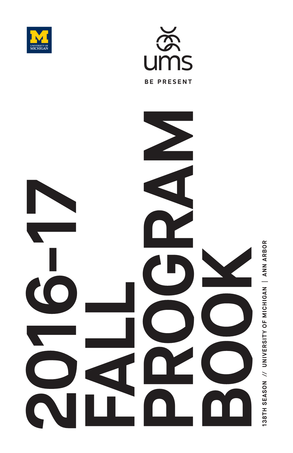 2016-17 Fall Program Book 138Th