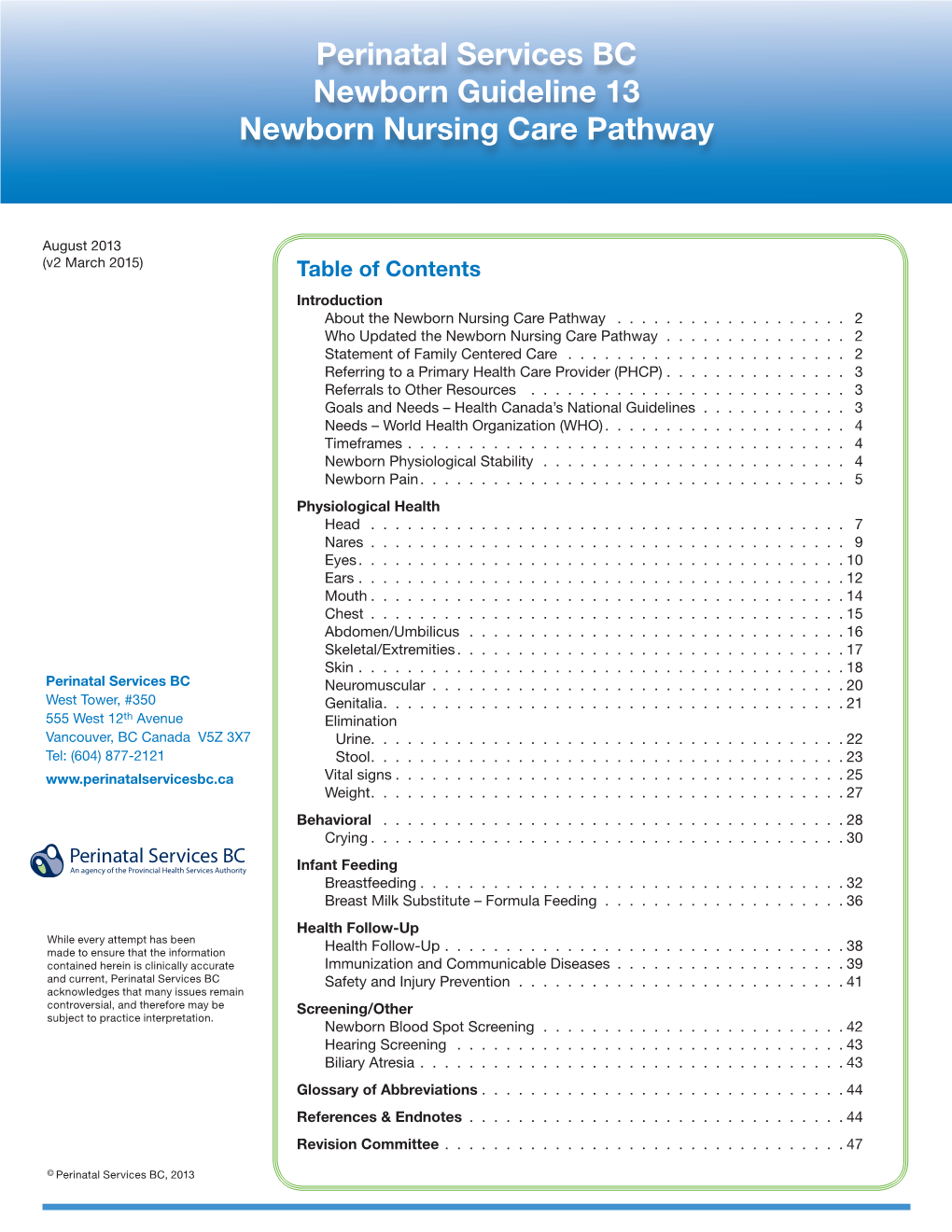 Newborn Nursing Care Pathway