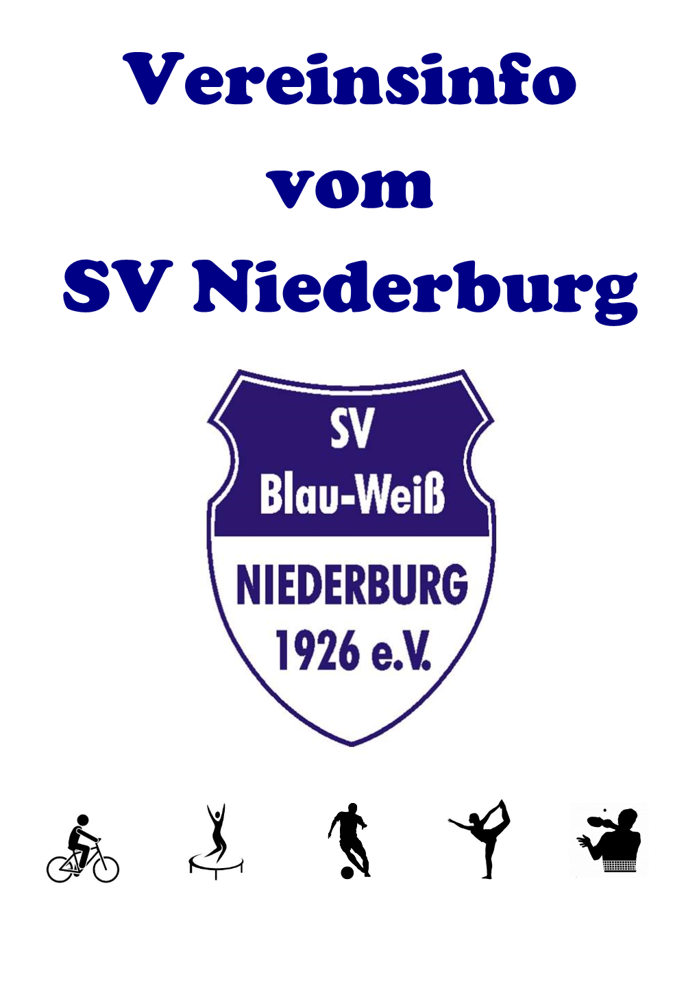 Vereinsinfo Vom SV Niederburg