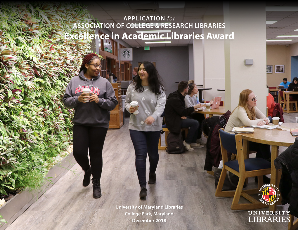 Excellence in Academic Libraries Award