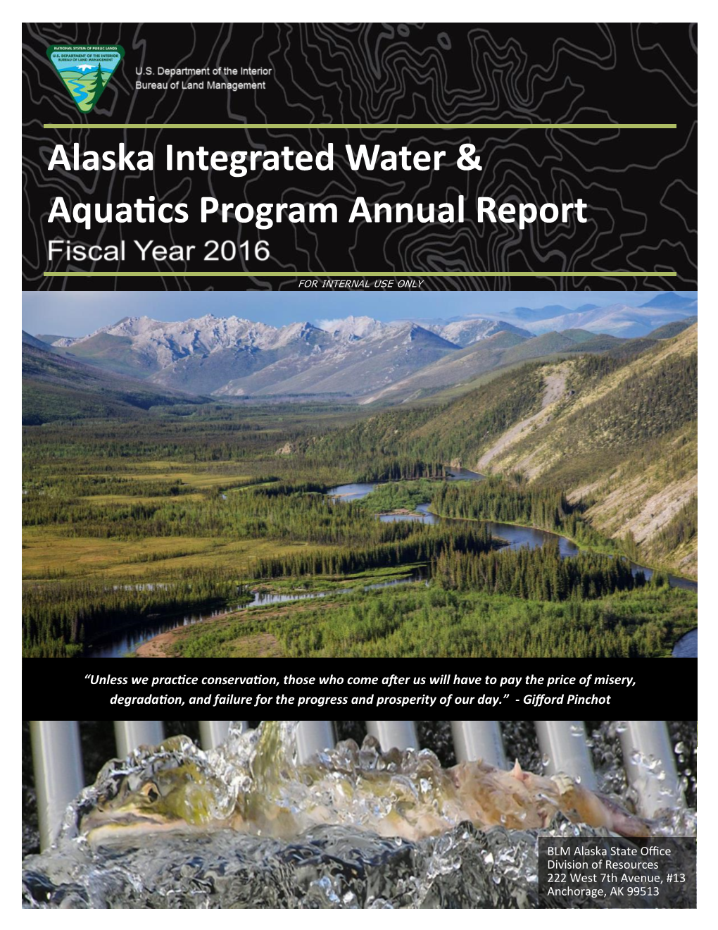 Alaska Integrated Water & Aquatics Program Annual Report