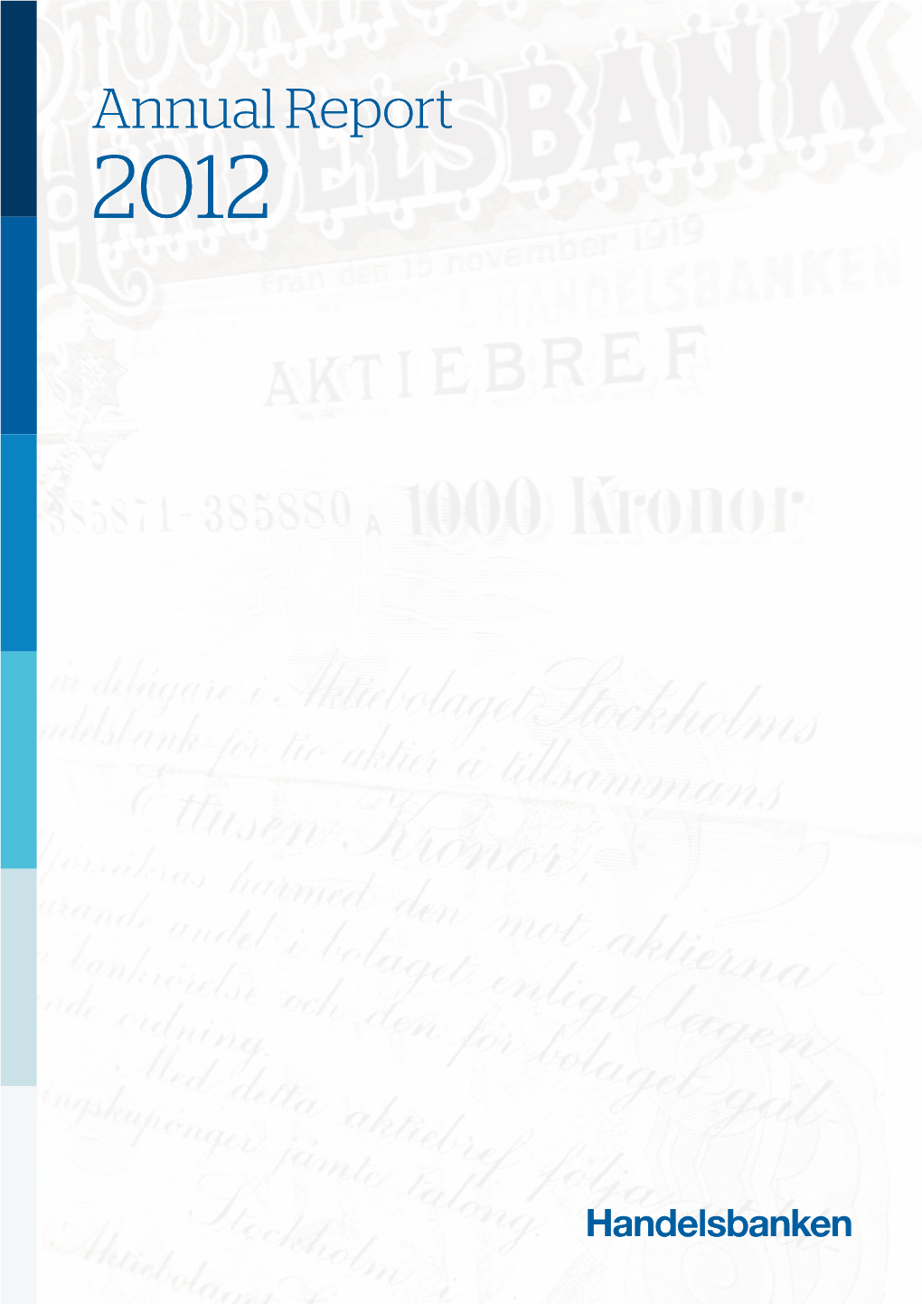 Annual Report This Is Handelsbanken