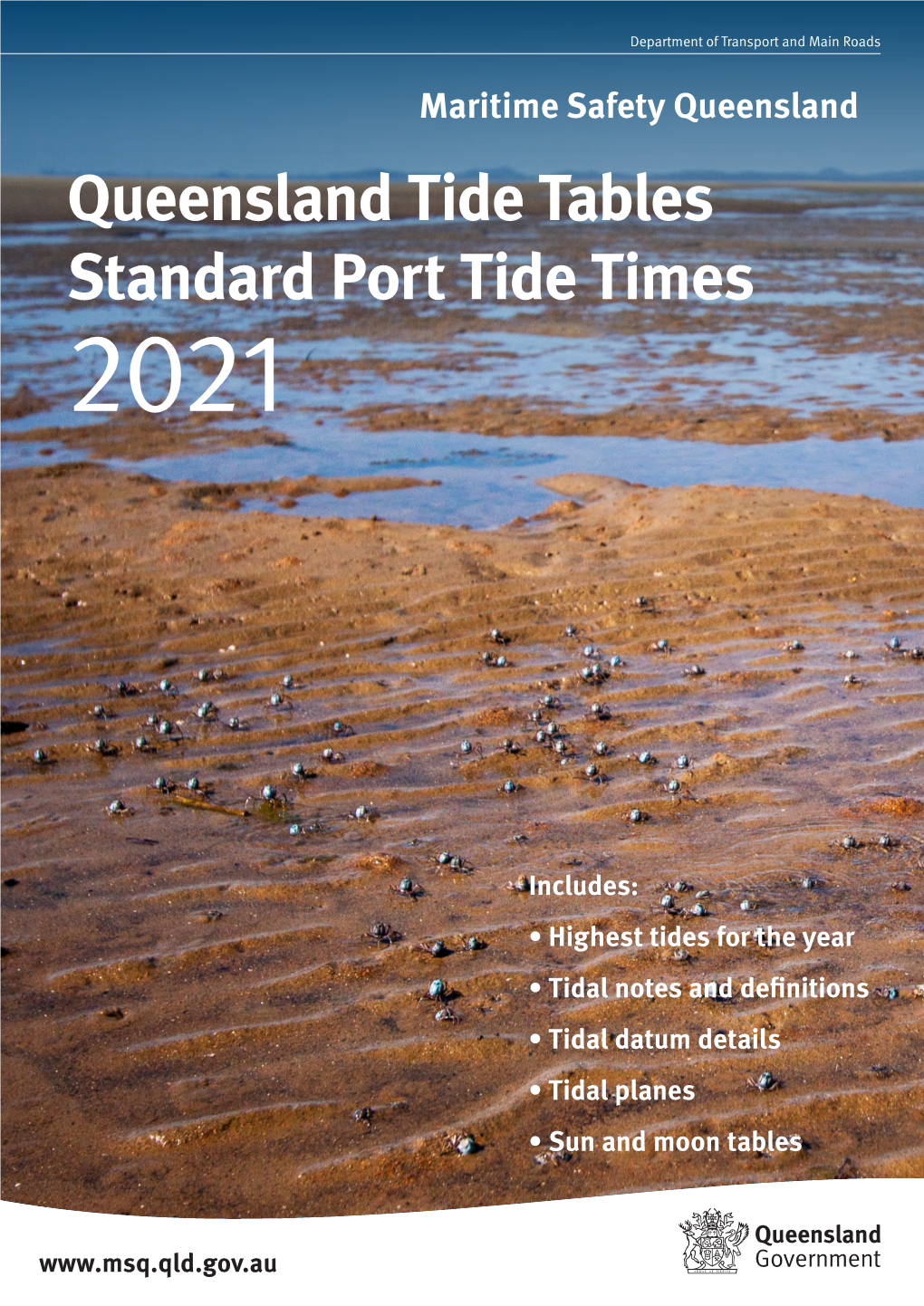 Queensland Tide Tables Standard Port Tide Times 2021