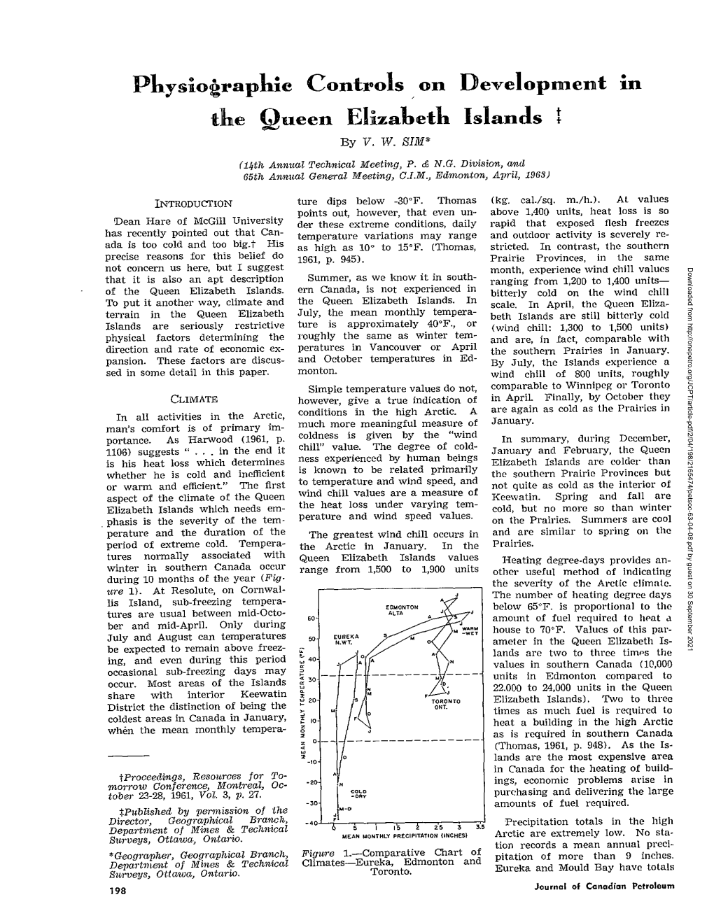 Physiographic Controls on Development in the Queen