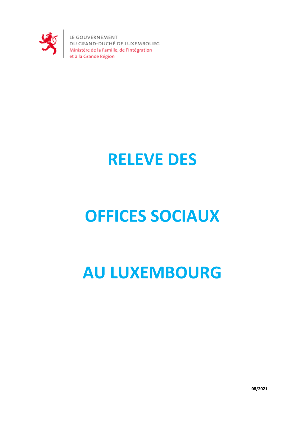 Relevé Des Offices Sociaux Au Luxembourg