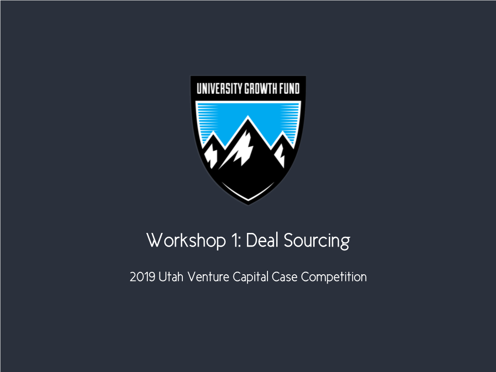 Deal Sourcing